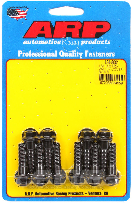 ARP 134-8001 LS1 LS2 Hex Valley Cover Bolt Kit