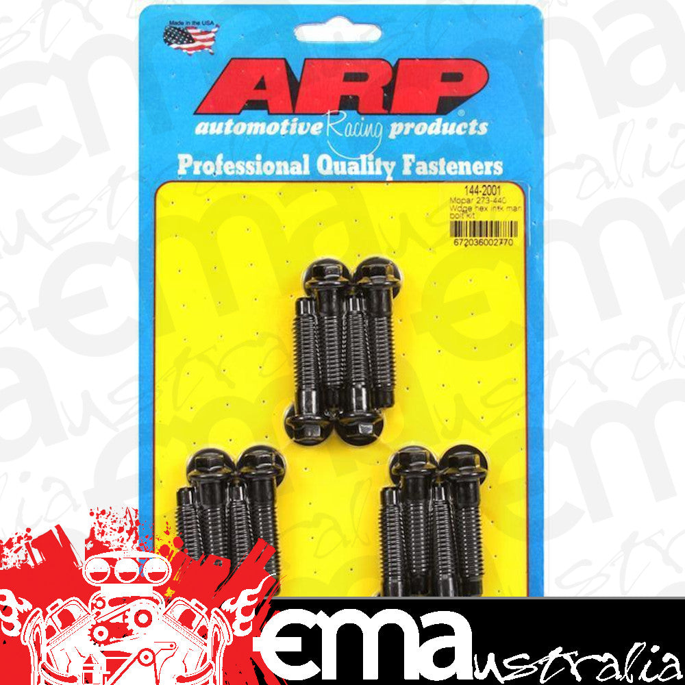 ARP 144-2001 Mopar 273-440 Wedge Hex Intake Manifold Bolt Kit