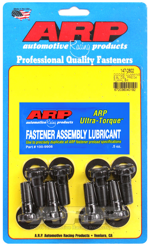 ARP 147-2802 Dodge Cummins 5.9L Dsl Pre'04 Flywheel Bolt Kit