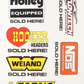 13" x 18" Holley Brand Sold Here Decal Sheet