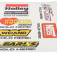 13" x 18" Holley Brand Sold Here Decal Sheet