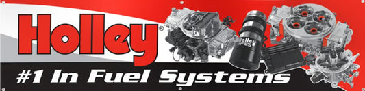 Holley #1 in Fuel Systems Banner 2ft x 8ft