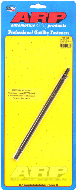 ARP 154-7906 Ford '55-'64 239-272-292-312 Y Block Oil Pump Drive Shaft Kit