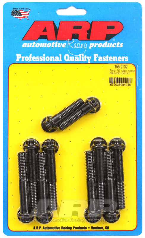 ARP 155-2102 Ford Fe 12PT Intake Manifold Bolt Kit