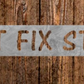 EMA-PC-001 Can't Fix Stupid Plasma Cut Sign 50cm x 10.5cm
