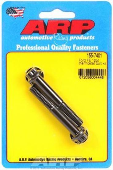 ARP 155-7401 Ford Fe 12PT Thermostat Bolt Kit