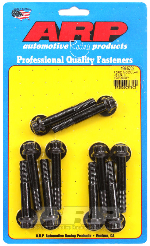 ARP Fasteners ARP156-5202 156-5202 Ford Modular V8 Main Cap-SIDe Bolt "Late Cast Iron Block" M9 Mbk