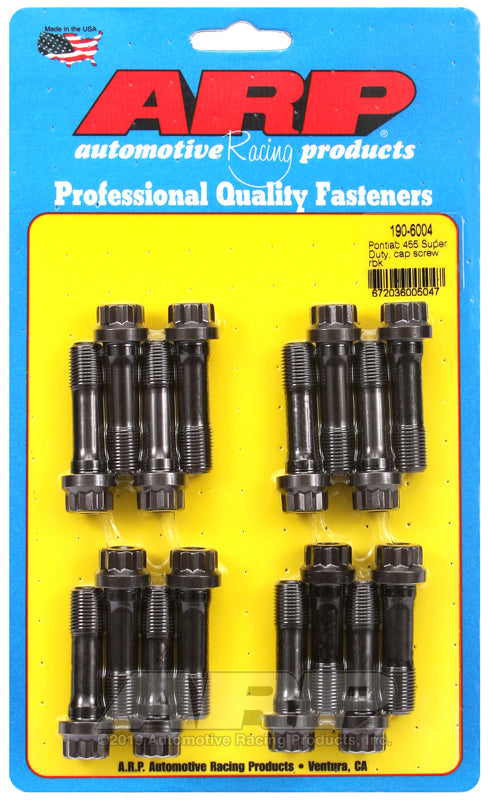 ARP 190-6004 Pontiac 455 Super Duty Cap Screw Rod Bolt Kit