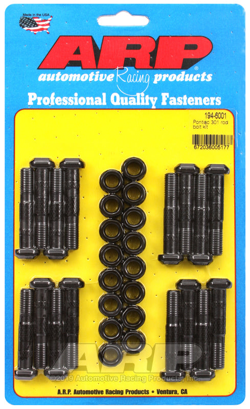 ARP 194-6001 Pontiac 301 Rod Bolt Kit