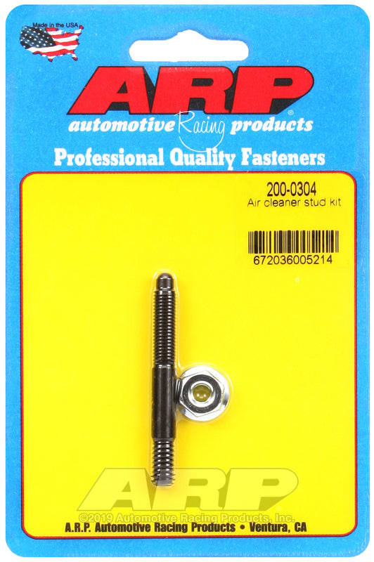 ARP 200-0304 1/4" X 2.225 Air Cleaner Stud Kit