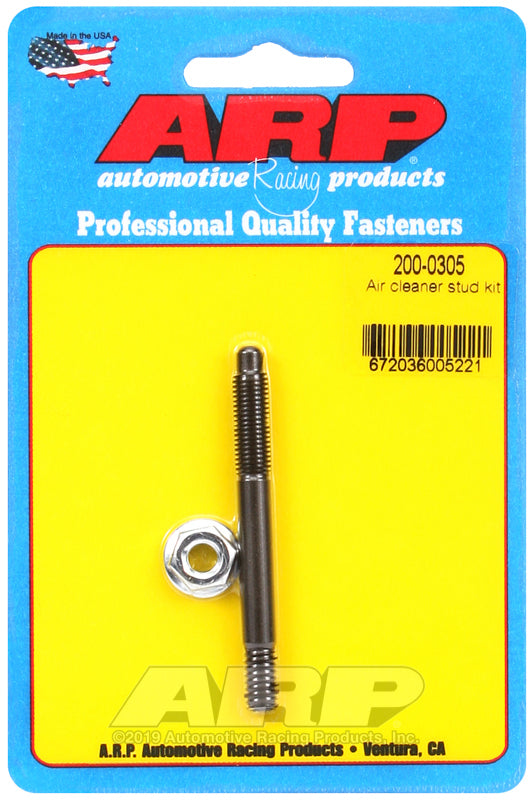 ARP 200-0305 1/4" X 2.700 Air Cleaner Stud Kit