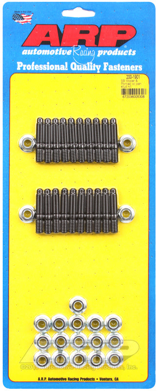 ARP 200-1901 SB Mopar & Pontiac Oil Pan Stud Kit