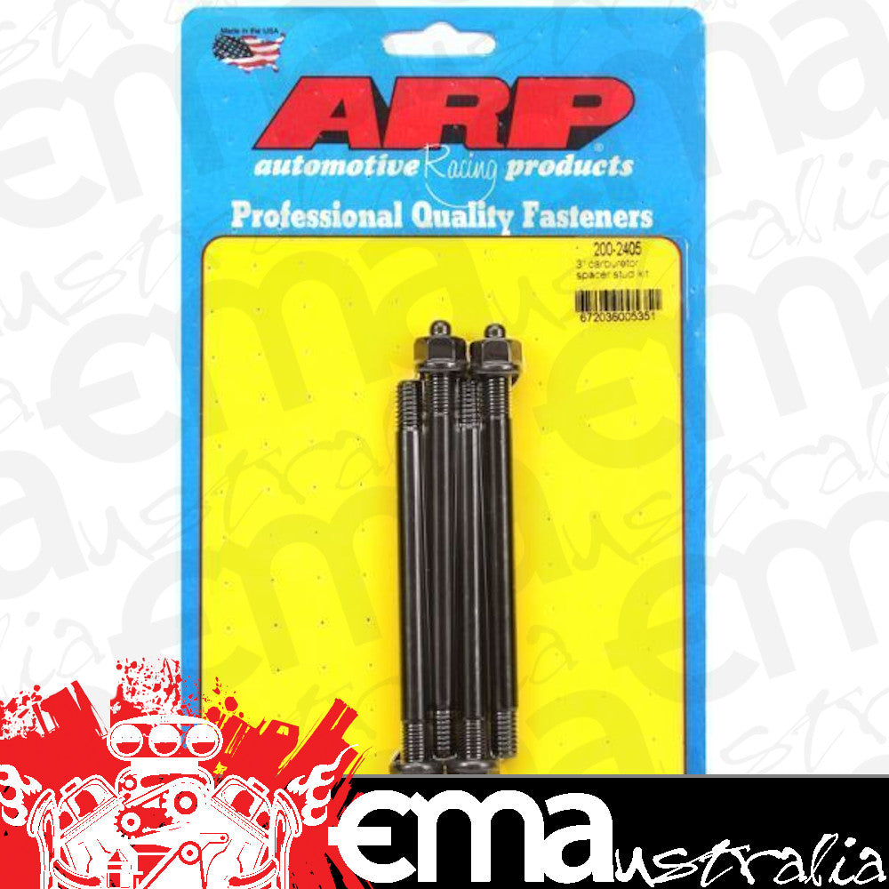 ARP 200-2405 3" Carburetor Spacer Stud Kit 4.700" Oal