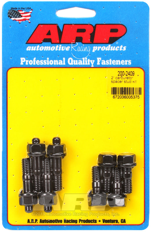 ARP 200-2409 2" Moroso Carb Spacer Stud Kit (Top/Bottom Studs)