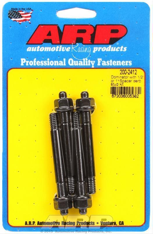 ARP 200-2412 Dominator With 1/2" Or 1" Spacer Carb Stud Kit