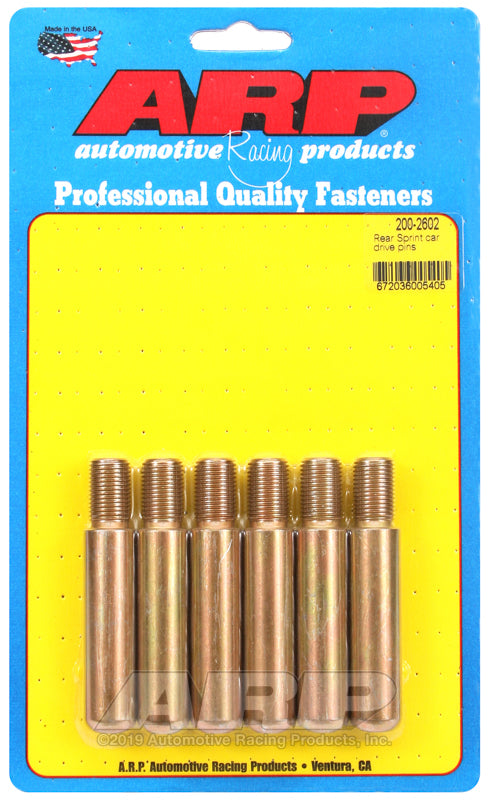 ARP 200-2602 Rear Sprint Car Drive Pins