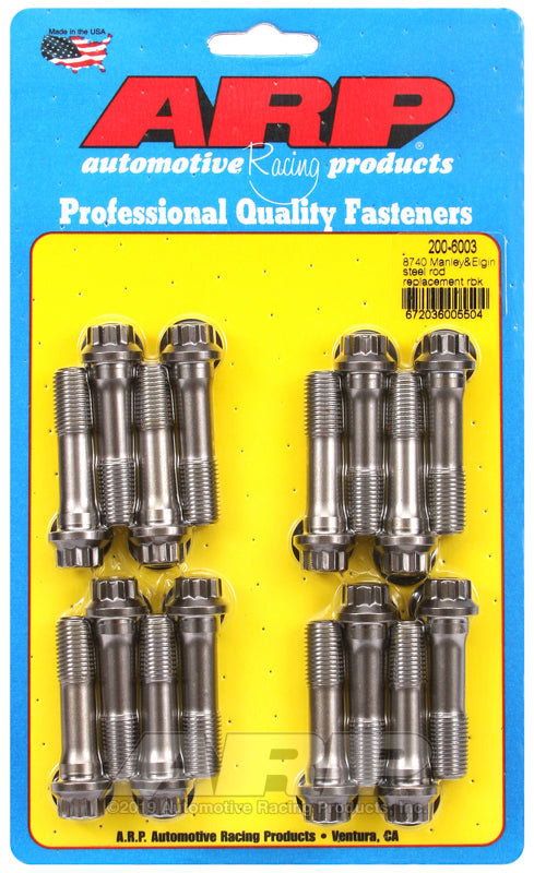 ARP Fasteners ARP200-6003 200-6003 Manley & Elgin Steel Replacement Rod Bolt Kit