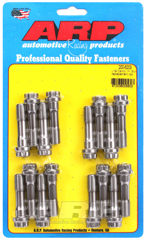 ARP 200-6203 Carillo "H" Bolt L19 Replacement Rod Bolt Kit