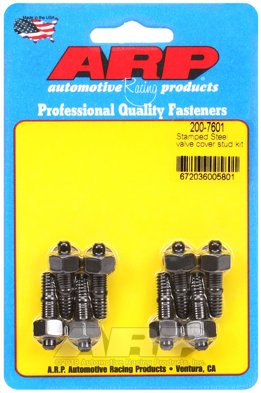 ARP Fasteners ARP200-7601 200-7601 Stamped Steel Valve Cover Stud Kit