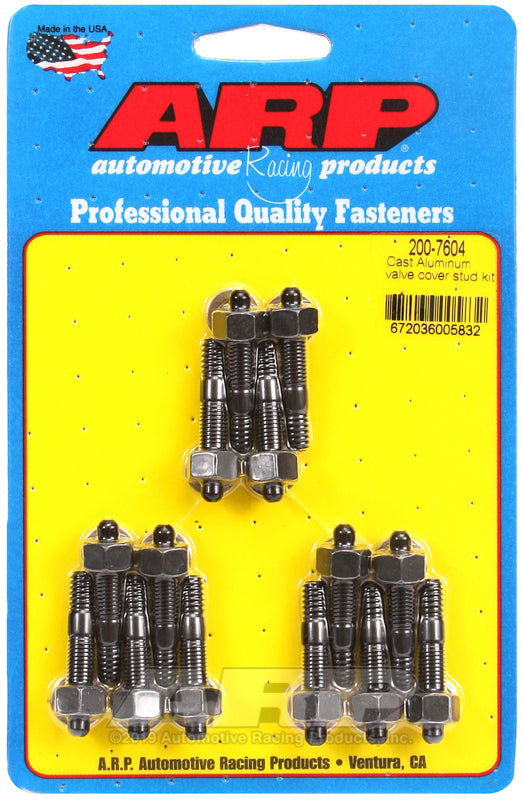 ARP 200-7604 Cast Aluminum Valve Cover Stud Kit