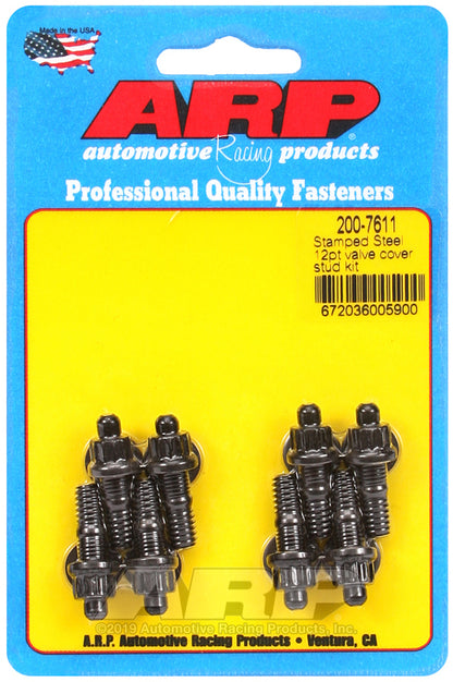 ARP 200-7611 Stamped Steel 12PT Valve Cover Stud Kit
