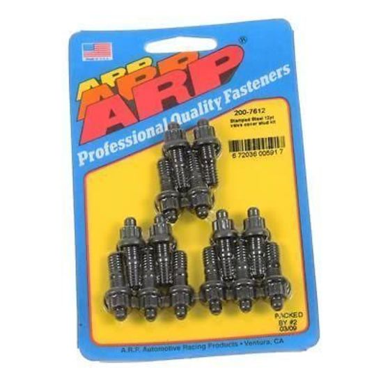ARP 200-7612 Stamped Steel 12PT Valve Cover Stud Kit