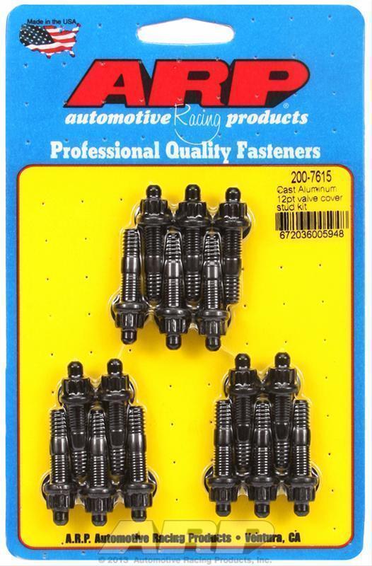 ARP 200-7615 Cast Aluminum 12PT Valve Cover Stud Kit