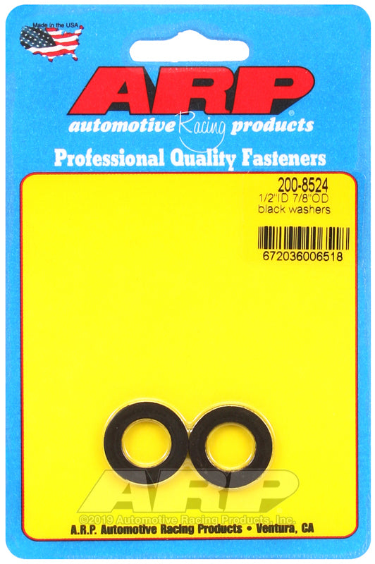 ARP 200-8524 1/2 ID 7/8 OD Black Washers