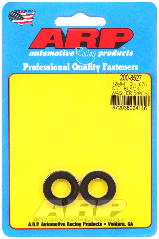 ARP 200-8527 M12 ID .875 OD Black Washers