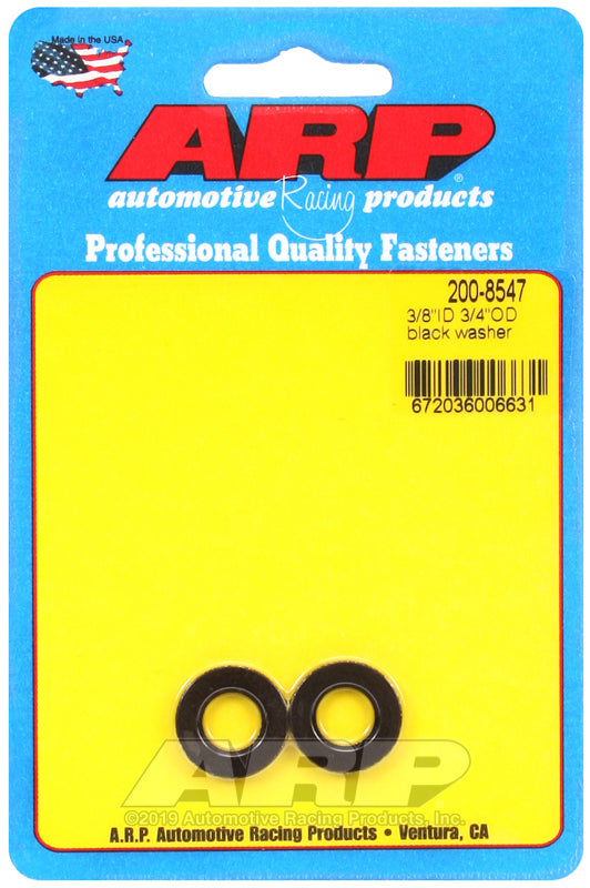 ARP 200-8547 3/8 ID 3/4 OD Black Washers