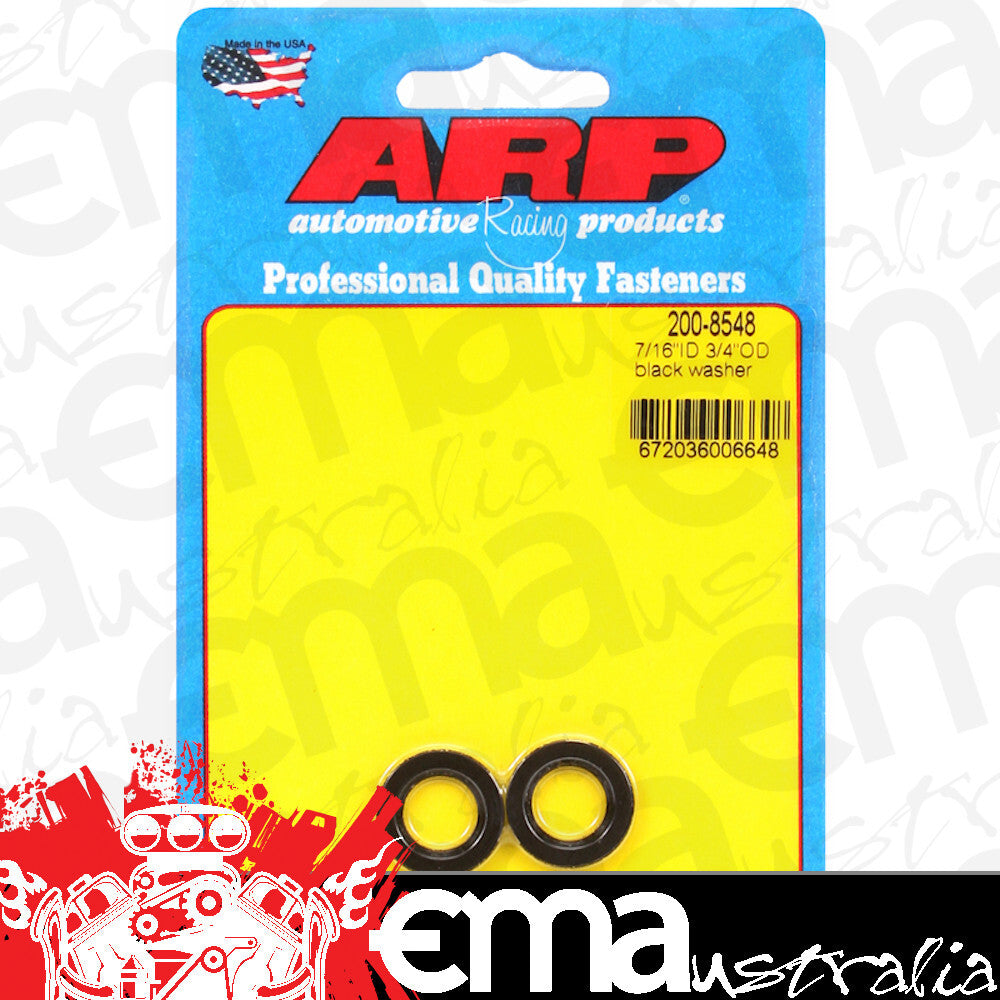 ARP 200-8548 7/16 ID 3/4 OD Black Washers