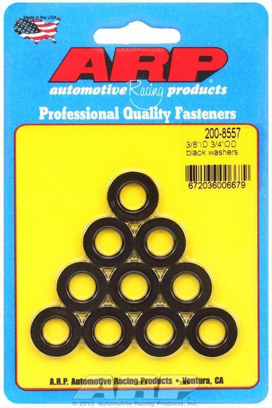 ARP Fasteners ARP200-8557 200-8557 3/8 ID 3/4 OD Black Washers