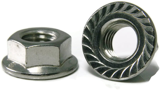 Serrated Flange Nut (3/8-24 Thread x 9/16" Socket (Single)) (AR200-8600-1)