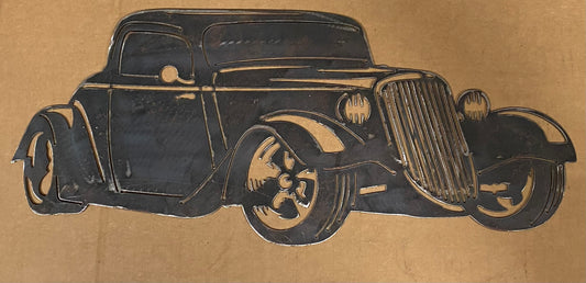 EMA-PC-002 1933 Hotrod Plasma Sign 53cm x 23cm