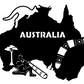 EMA-PC-003 Australia Plasma Cut Sign 70cm x 60cm