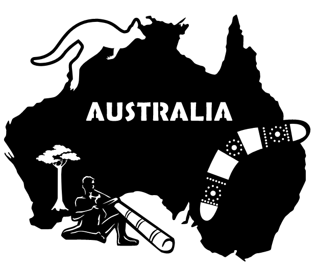 EMA-PC-003 Australia Plasma Cut Sign 70cm x 60cm