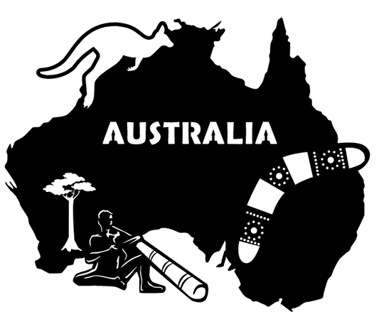 EMA-PC-003 Australia Plasma Cut Sign 70cm x 60cm