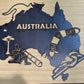 EMA-PC-003 Australia Plasma Cut Sign 70cm x 60cm