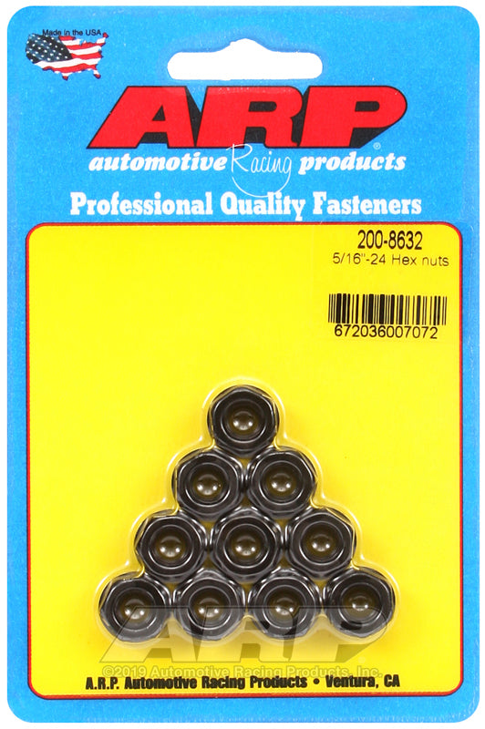 ARP 200-8632 5/16-24 Hex Nut Kit