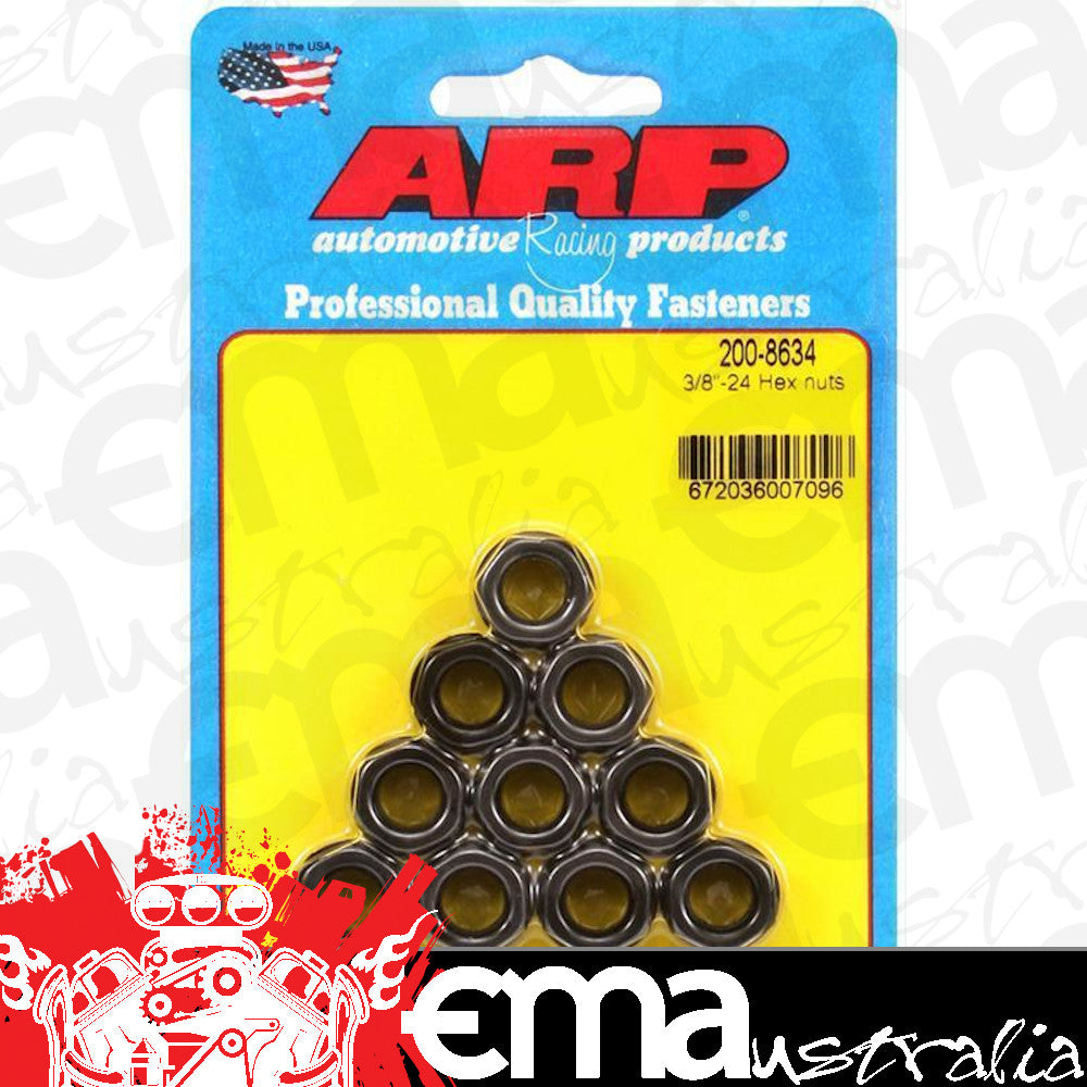ARP 200-8634 3/8-24 Hex Nut Kit