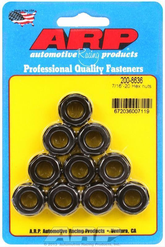 ARP Fasteners ARP200-8636 200-8636 7/16-20 Hex Nut Kit