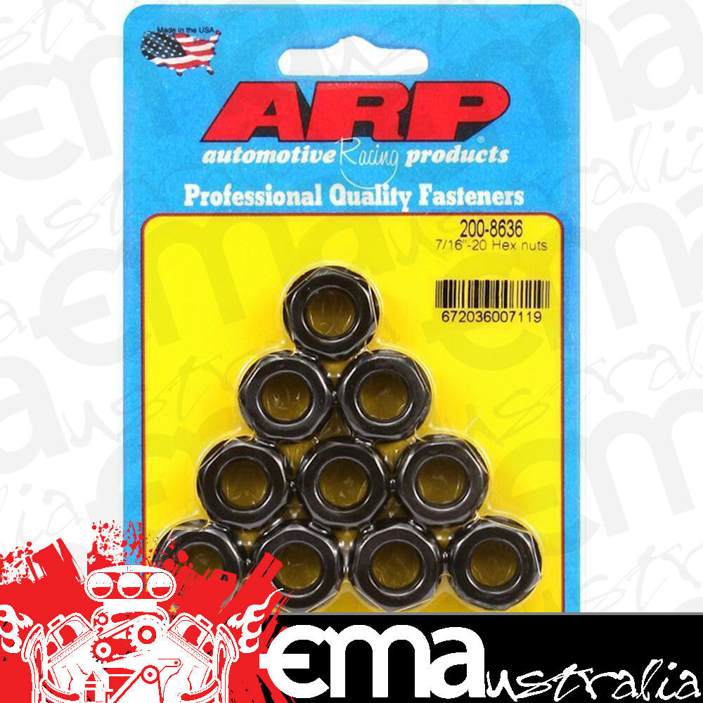 ARP Fasteners ARP200-8636 200-8636 7/16-20 Hex Nut Kit