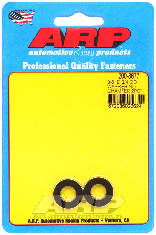 ARP 200-8677 3/8 ID 3/4 OD Black Washers