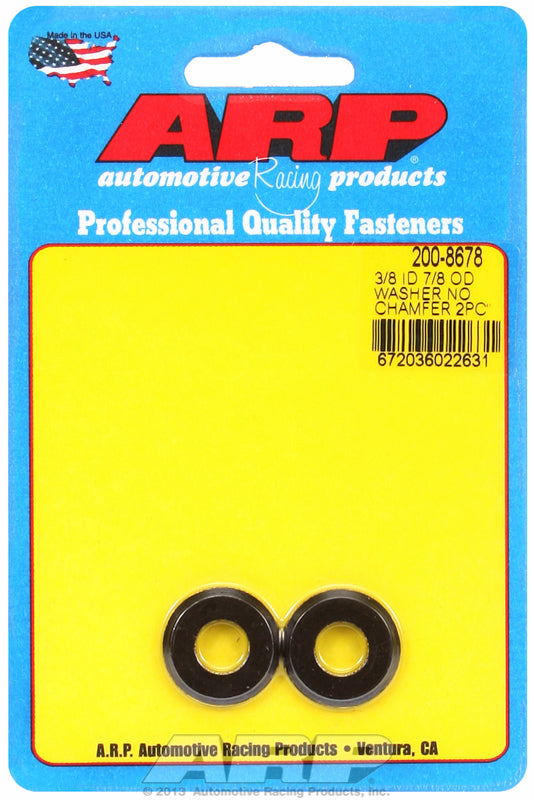 ARP 200-8678 3/8 ID 7/8 OD(Radiused) Black Washers