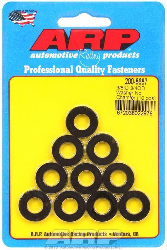 ARP 200-8687 3/8 ID 3/4 OD Black Washers