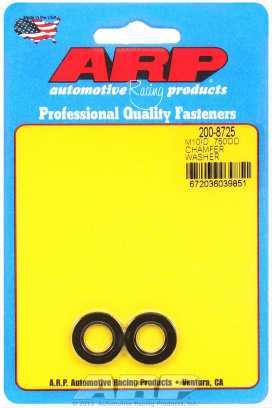 ARP 200-8688 3/8 ID 7/8 OD(Radiused) Black Washers