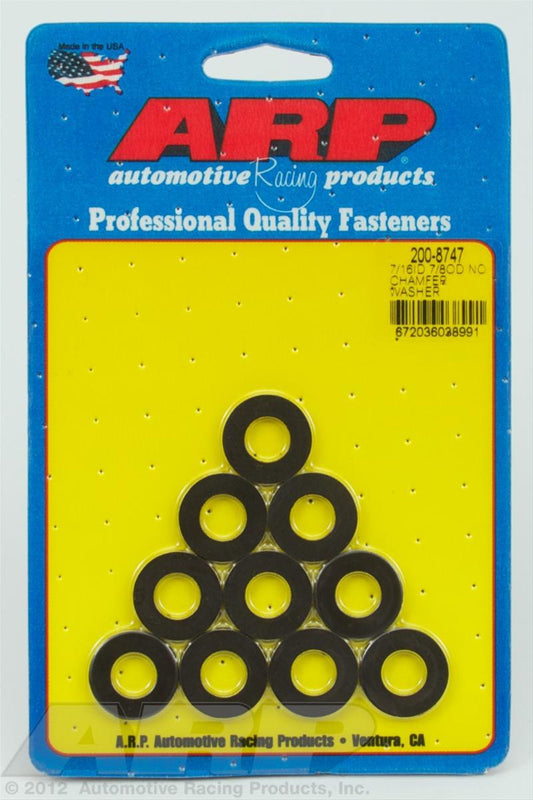 ARP 200-8747 7/16 ID 7/8 OD Black Washers