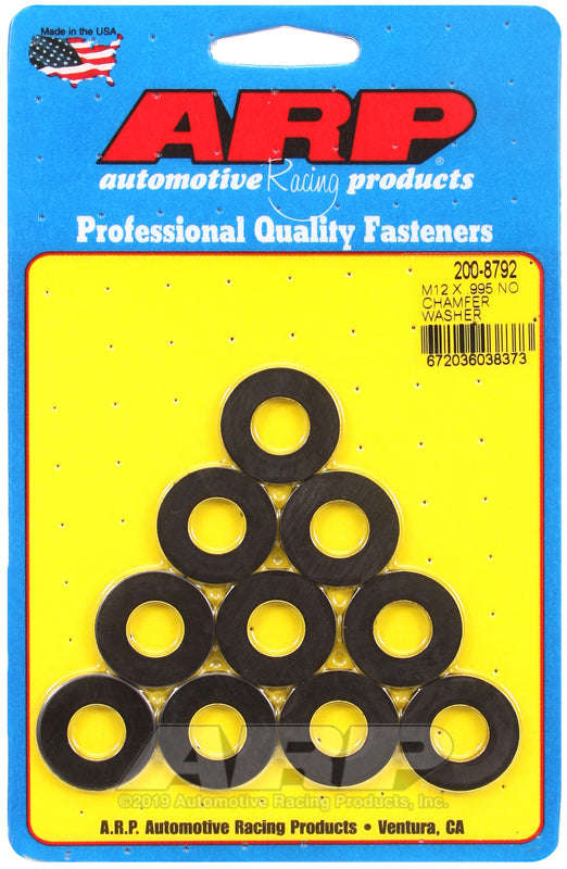 ARP Fasteners ARP200-8792 200-8792 M12 ID.995 OD Black Washers