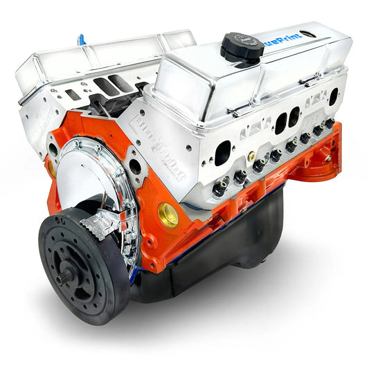 BluePrint Engines BP-BP4003CT1 Chev SB 400 Long Block Power Adder Crate Engine 511HP for Supercharger & Turbo