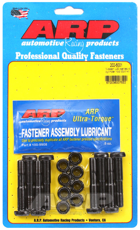 ARP 202-6001 for Nissan L20 Series 4-Cylinder Rod Bolt Kit